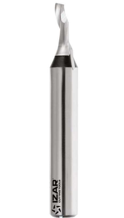 İZAR 8x80 mm HSS Tek Ağızlı Alüminyum Freze-1