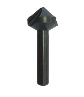 BUGOVİCE 10x6x mm HSSCo5 3 Ağızlı 90° Paslanmaz İçin Havşa Freze DIN 335C