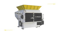 T-MAX 60 lık Tek Şaftlı Plastik Shredder Öğütücü Kapasite: 300-500 kg/h