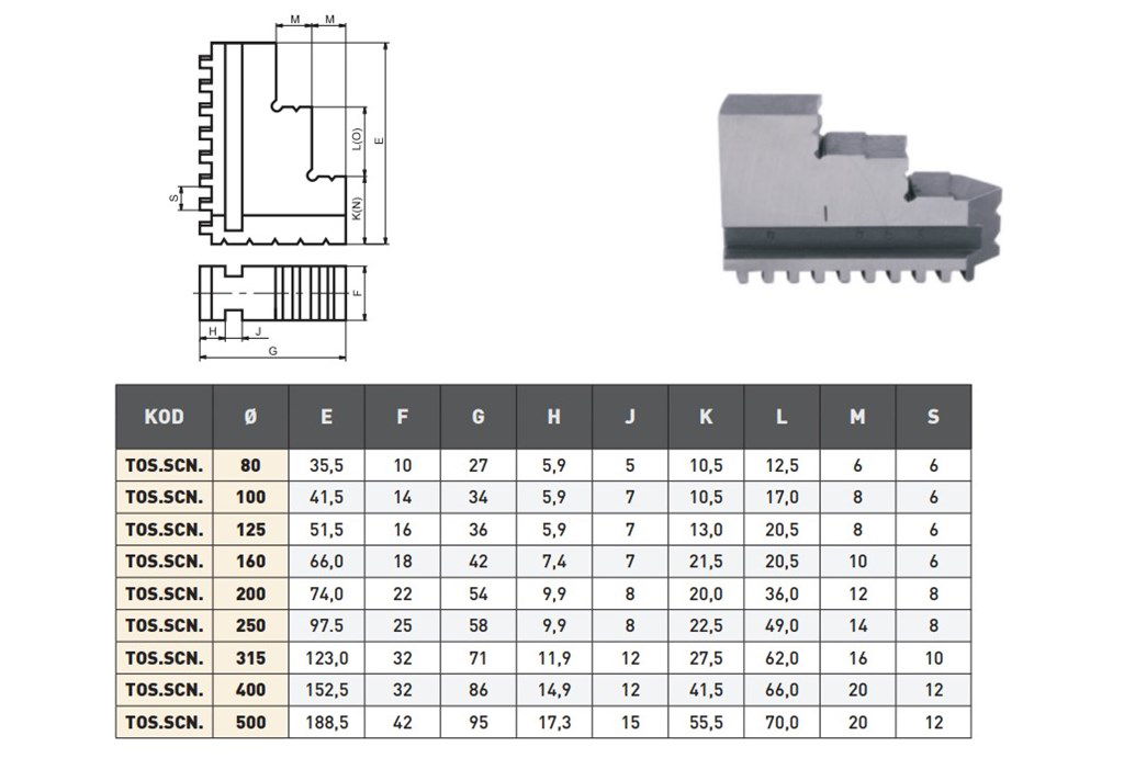 TOS 400 mm Universal Torna Aynası Ters Ayak Takımı-2