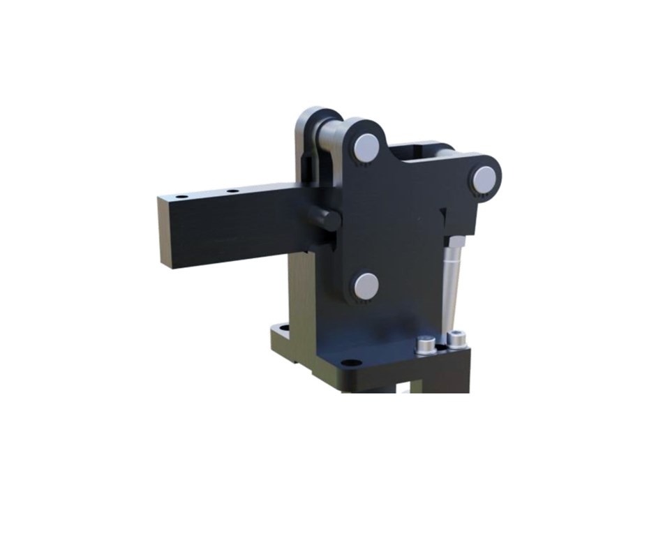 Sedef 651-6-M AĞIR İŞ PNÖMATİK MEKANİZMA YATAY TABANLI DİKEY PİSTONLU BAĞLANTI ELEMANI 24006-1