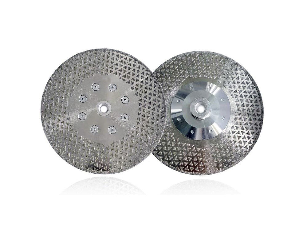 GFB 115 mm Flanşlı Çift Yüzey Kaplı Elektrolize Elmas Testere (M14)-1