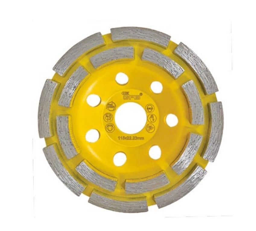 GFB 180 mm Çift Segmentli Elmaslı Taşlama Diski (Paket İçi 10 Adet)-1
