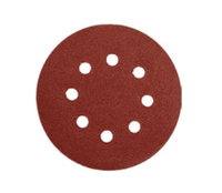 GFB 180 Kum 125 mm Cırt Disk Zımpara NK Alüminyum Oksit (8 Delikli) 500 Adet