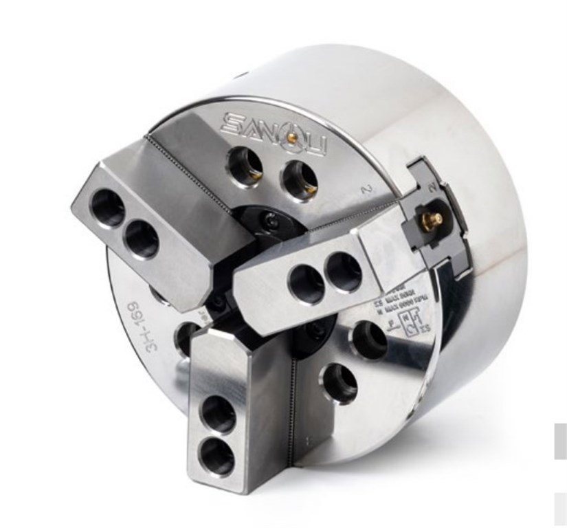 SAN OU CHUCK 8” - 210/3 - A6 CNC Hidrolik Ayna 3 Ayak-1