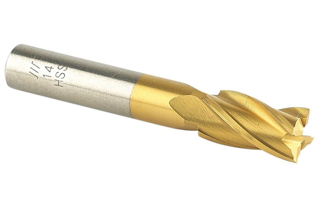 GFB 20x38x104 mm HSS 4 Ağızlı Titan Kaplı Freze-1