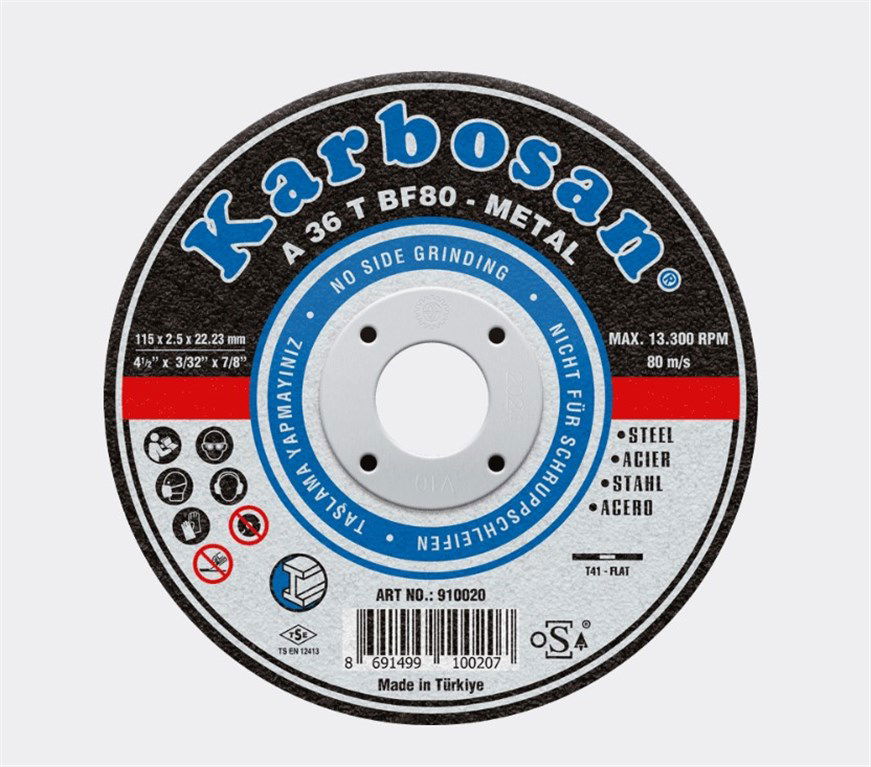 KARBOSAN 125 x 2.5 x 22.23 mm Metal Kesme Diski-1