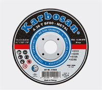 KARBOSAN 125 x 2.5 x 22.23 mm Metal Kesme Diski