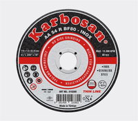 KARBOSAN 115 x 1.6 x 22.23 mm Paslanmaz Çelik (INOX) Kesme Diski