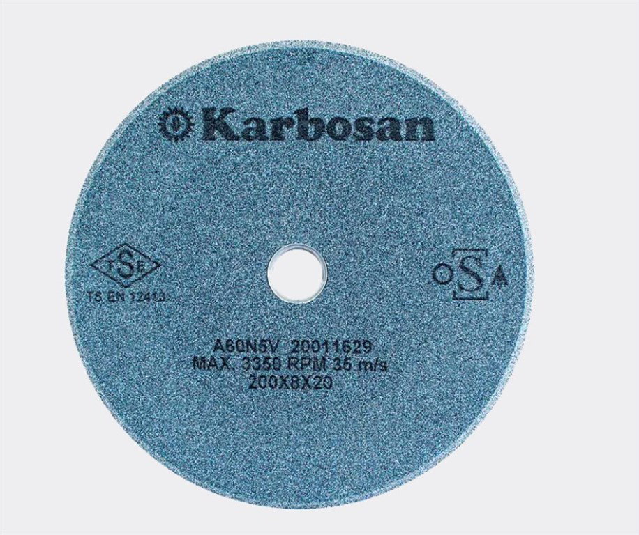 KARBOSAN 150 x 10 x 20 mm Alüminyum Oksit Testere Taşı-1