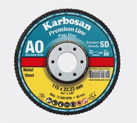 KARBOSAN Konik Tip 115 mm Premium Line AO Standart Yoğunluk Flap Disk