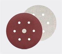 KARBOSAN 7 Delikli 150 mm 60 Kum Alüminyum Oksit F Kağıt Cırtlı Disk