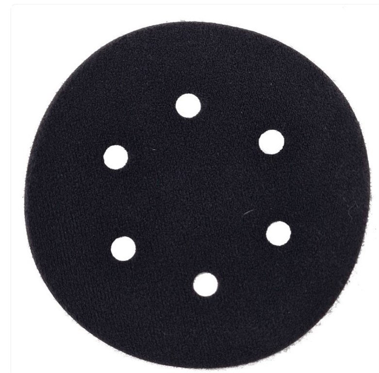 KARBOSAN 6 Delikli 150 mm 320 Kum Silisyum Karbür F Cırtlı Kağıt Disk-1