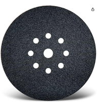 KARBOSAN 9 Delikli 150 mm 40 Kum Silisyum Karbür F Cırtlı Kağıt Disk