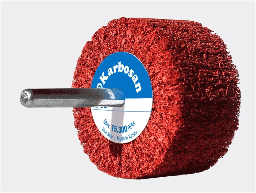 KARBOSAN 60 x 30 mm Saplı Elyaf Mop Zımpara-1