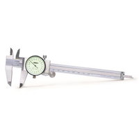 İNSİZE 0-150 mm Darbeye Dayanıklı DKD Onaylı Saatli Kumpas (Hassasiyet 0,01 mm )