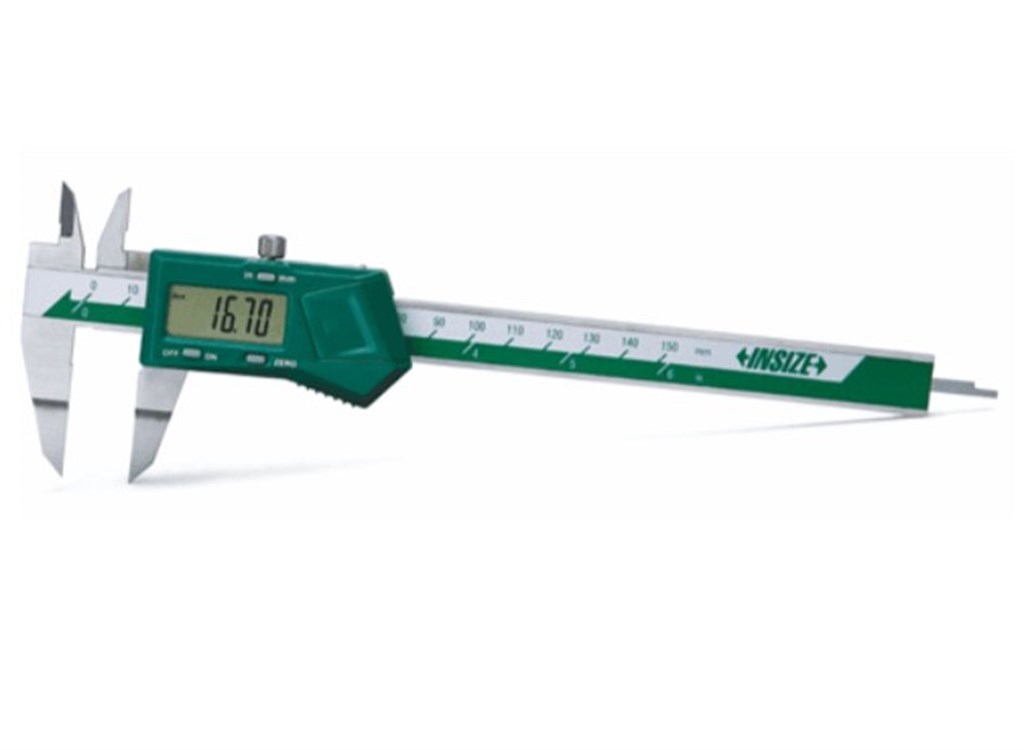 İNSİZE Veri Arayüzlü 0-150 mm / 0-6" Dijital Bıçak Ağızlı Kumpas-1