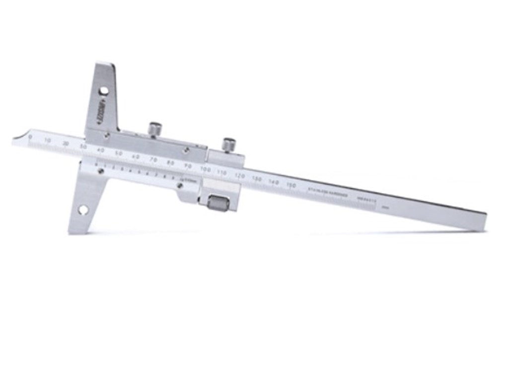 İNSİZE 0-200 mm Mekanik Derinlik Kumpas (Hassas Ayarlı,Delikli Model) Doğruluk ±0,05mm-1