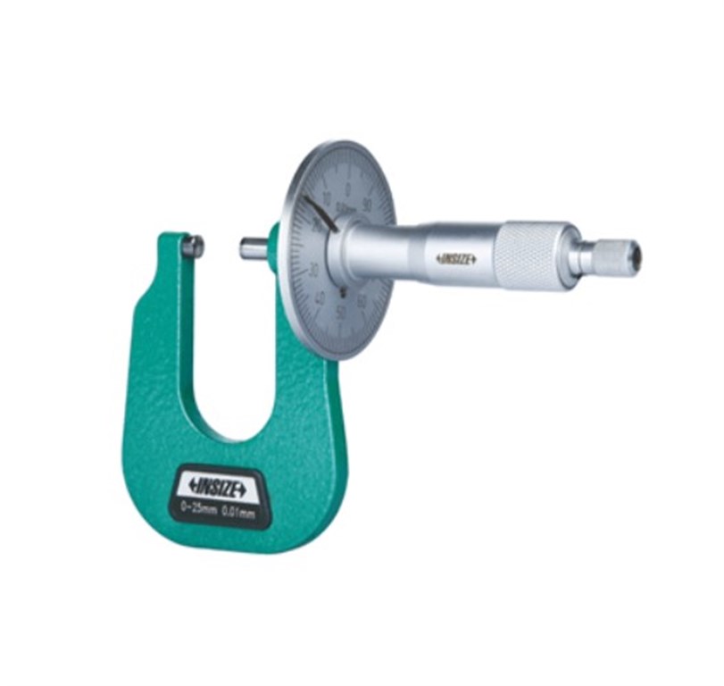 İNSİZE 0-25 mm Mekanik Sac Metal Mikrometresi-1