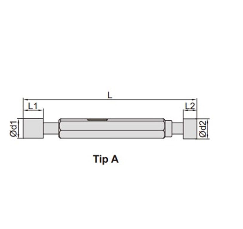 İNSİZE 7 mm Tampon Mastar Tip A-2