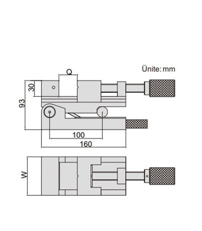 İNSİZE 0-80 mm Hassas Sinüs Mengene (Ağız Genişliği 73 mm)-2
